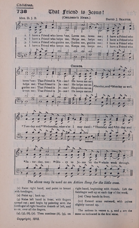 Celestial Songs: a collection of 900 choice hymns and choruses, selected for all kinds of Christian Getherings, Evangelistic Word, Solo Singers, Choirs, and the Home Circle page 662