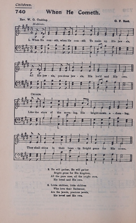 Celestial Songs: a collection of 900 choice hymns and choruses, selected for all kinds of Christian Getherings, Evangelistic Word, Solo Singers, Choirs, and the Home Circle page 664
