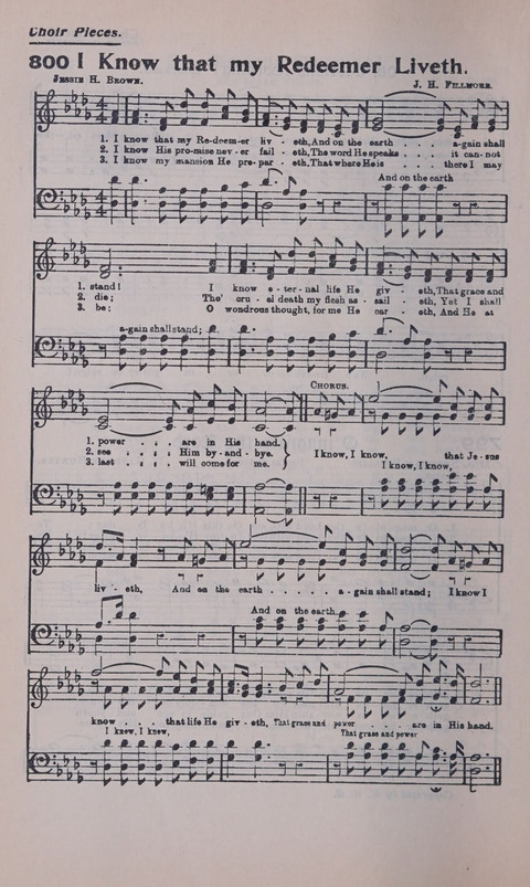 Celestial Songs: a collection of 900 choice hymns and choruses, selected for all kinds of Christian Getherings, Evangelistic Word, Solo Singers, Choirs, and the Home Circle page 710