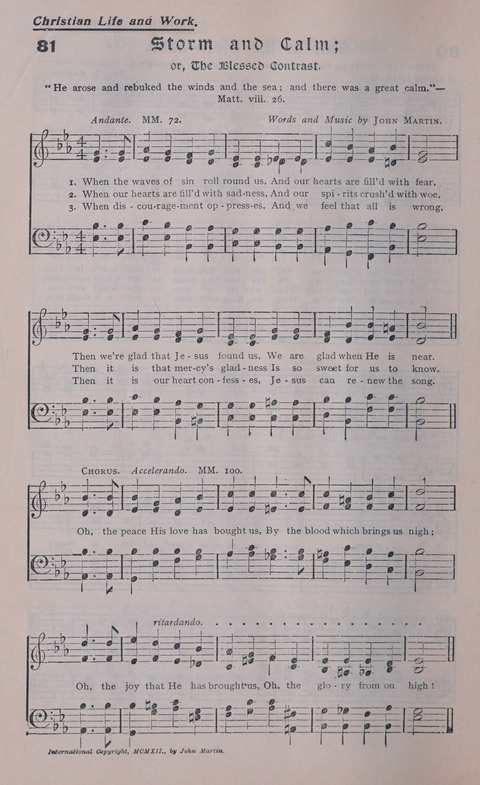 Celestial Songs: a collection of 900 choice hymns and choruses, selected for all kinds of Christian Getherings, Evangelistic Word, Solo Singers, Choirs, and the Home Circle page 72
