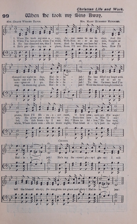 Celestial Songs: a collection of 900 choice hymns and choruses, selected for all kinds of Christian Getherings, Evangelistic Word, Solo Singers, Choirs, and the Home Circle page 85