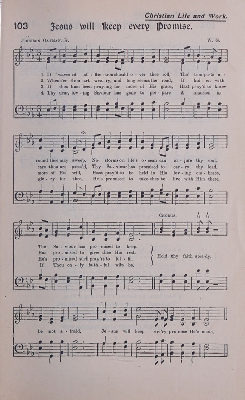 Celestial Songs: a collection of 900 choice hymns and choruses, selected for all kinds of Christian Getherings, Evangelistic Word, Solo Singers, Choirs, and the Home Circle page 89