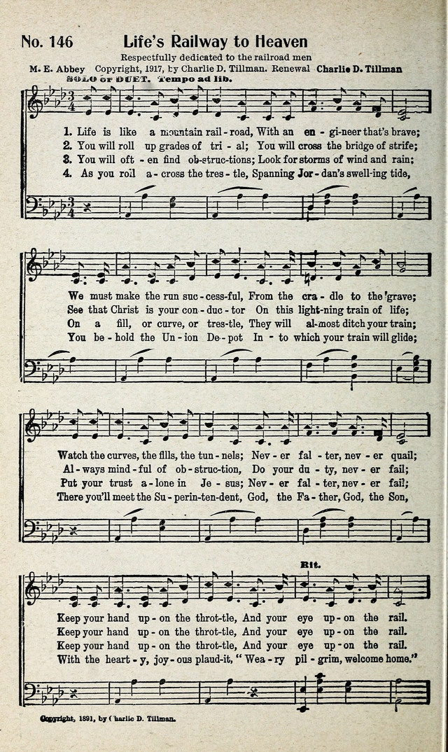 Calvary Songs: A Choice Collection of Gospel Songs, both Old and New page 147