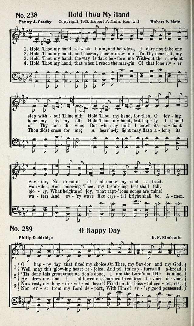 Calvary Songs: A Choice Collection of Gospel Songs, both Old and New page 241