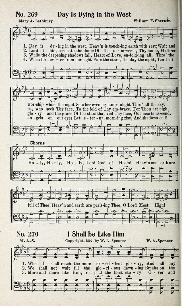 Calvary Songs: A Choice Collection of Gospel Songs, both Old and New page 261