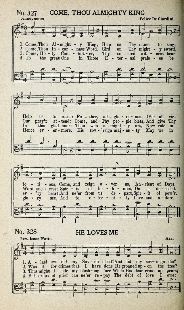 Calvary Songs: A Choice Collection of Gospel Songs, both Old and New page 299