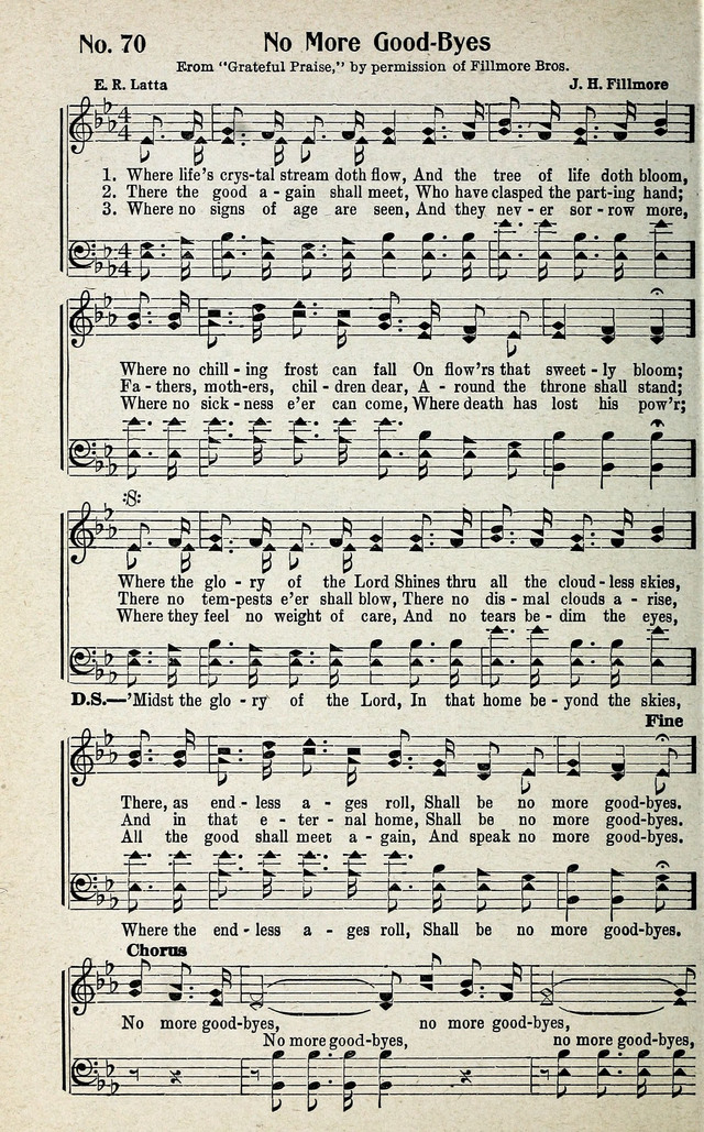 Calvary Songs: A Choice Collection of Gospel Songs, both Old and New page 71