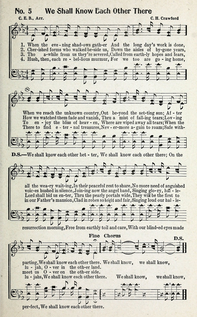 Calvary Songs: A Choice Collection of Gospel Songs, both Old and New page 8