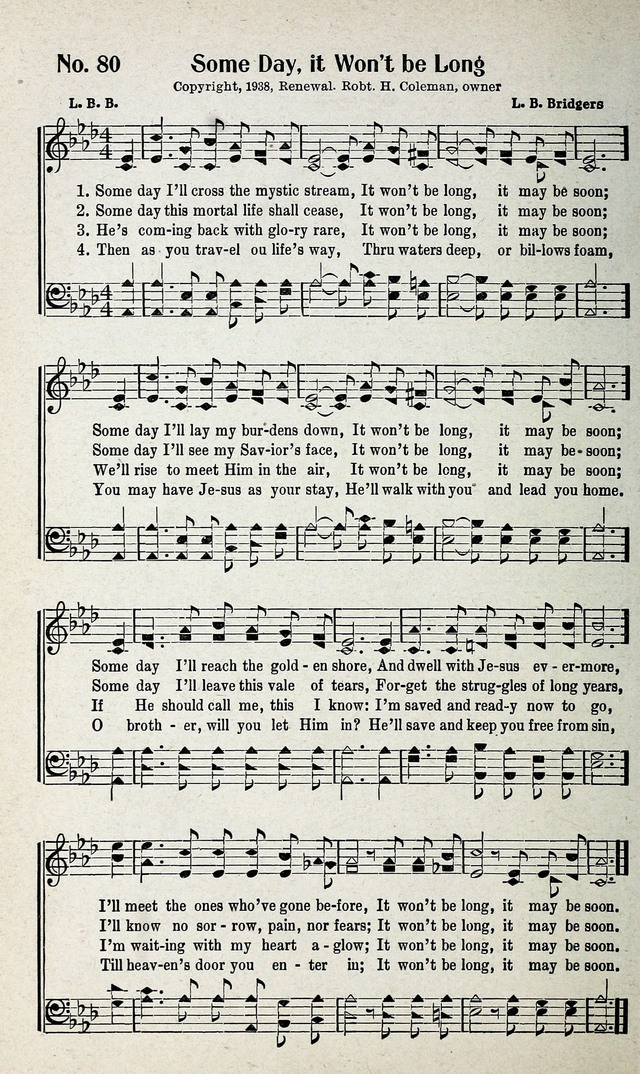 Calvary Songs: A Choice Collection of Gospel Songs, both Old and New page 81
