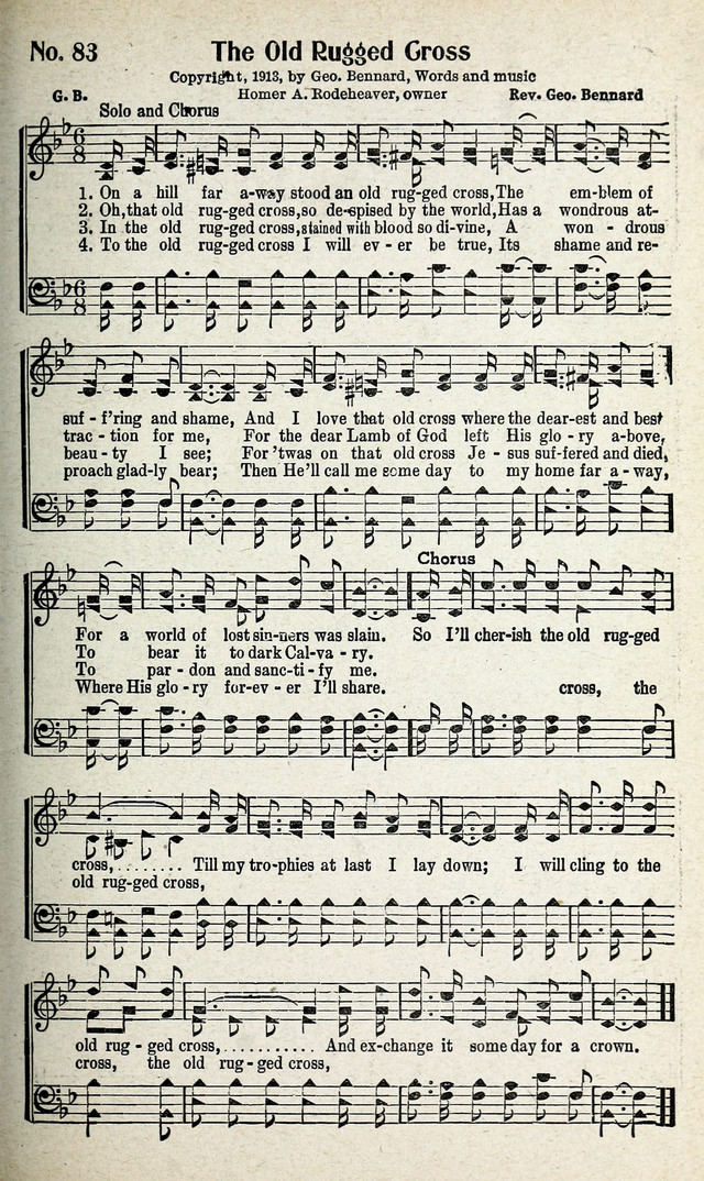 Calvary Songs: A Choice Collection of Gospel Songs, both Old and New page 84