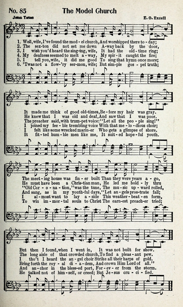 Calvary Songs: A Choice Collection of Gospel Songs, both Old and New page 86