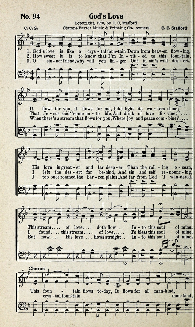 Calvary Songs: A Choice Collection of Gospel Songs, both Old and New page 95