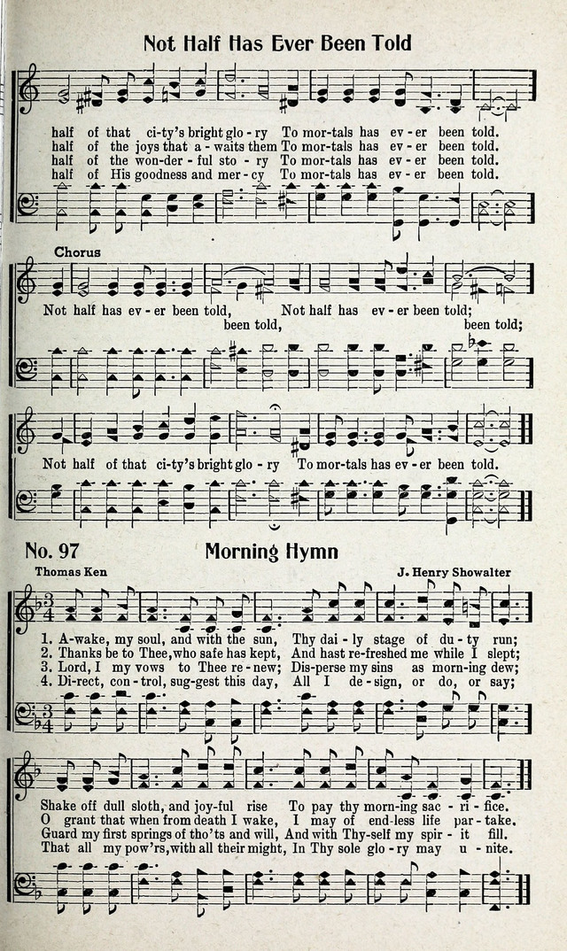 Calvary Songs: A Choice Collection of Gospel Songs, both Old and New page 98