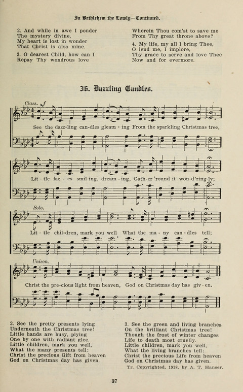 The Christmas Song Book: containing Forty of the Best christmas Songs page 25