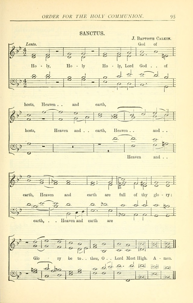 The Church Service Book: containing the words and music for the choral service, the morning and evening canticles, the holy communion, the Psalter, a selection of hymns from the hymnal with music page 102
