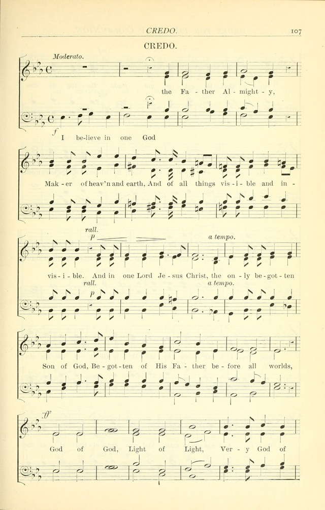The Church Service Book: containing the words and music for the choral service, the morning and evening canticles, the holy communion, the Psalter, a selection of hymns from the hymnal with music page 114
