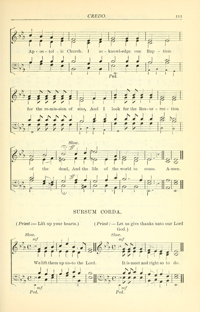 The Church Service Book: containing the words and music for the choral service, the morning and evening canticles, the holy communion, the Psalter, a selection of hymns from the hymnal with music page 118