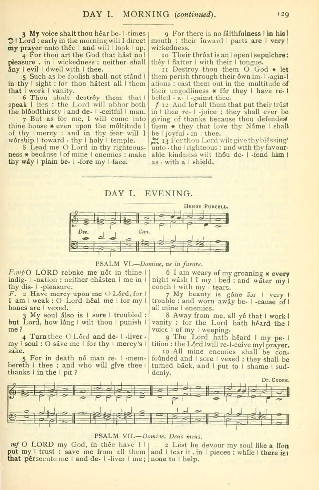 The Church Service Book: containing the words and music for the choral service, the morning and evening canticles, the holy communion, the Psalter, a selection of hymns from the hymnal with music page 138