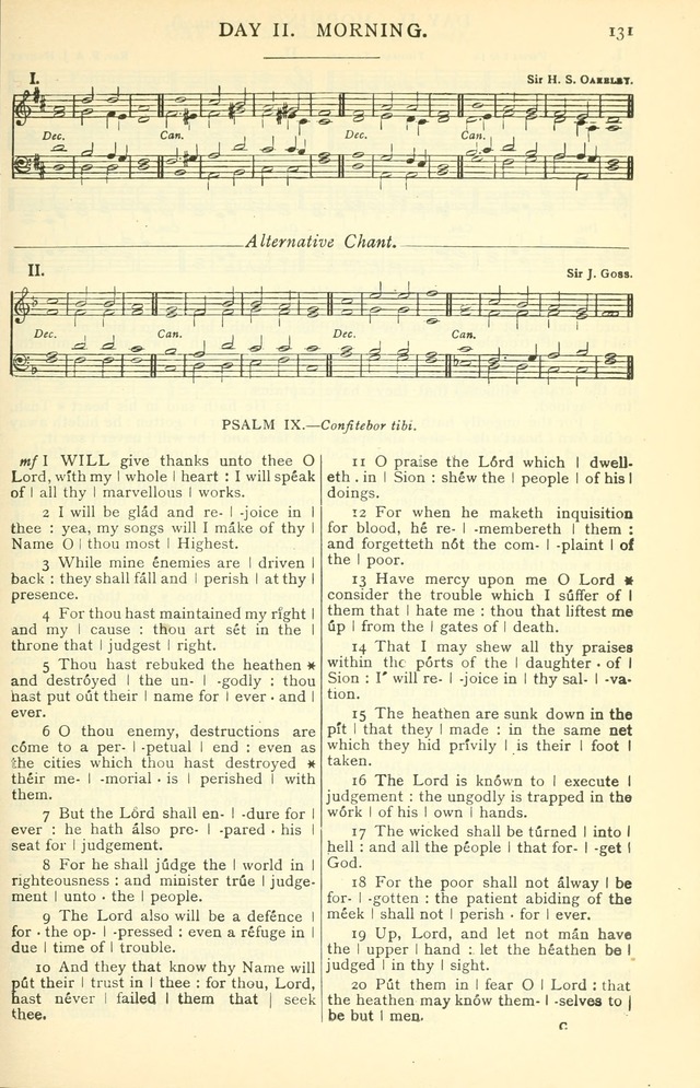 The Church Service Book: containing the words and music for the choral service, the morning and evening canticles, the holy communion, the Psalter, a selection of hymns from the hymnal with music page 140
