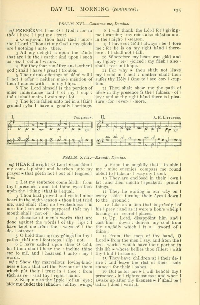 The Church Service Book: containing the words and music for the choral service, the morning and evening canticles, the holy communion, the Psalter, a selection of hymns from the hymnal with music page 144