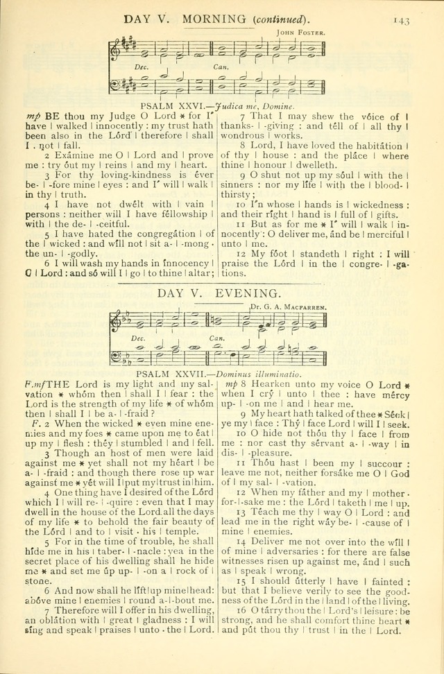 The Church Service Book: containing the words and music for the choral service, the morning and evening canticles, the holy communion, the Psalter, a selection of hymns from the hymnal with music page 154