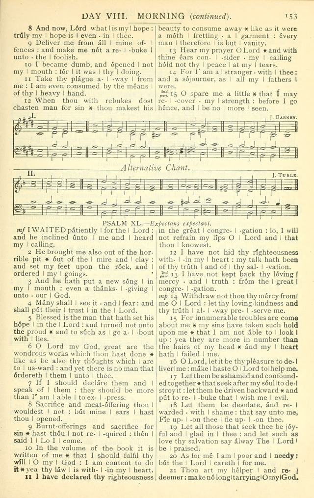 The Church Service Book: containing the words and music for the choral service, the morning and evening canticles, the holy communion, the Psalter, a selection of hymns from the hymnal with music page 164
