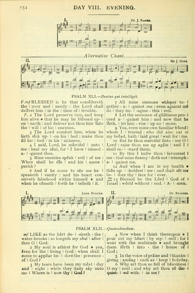 The Church Service Book: containing the words and music for the choral service, the morning and evening canticles, the holy communion, the Psalter, a selection of hymns from the hymnal with music page 165