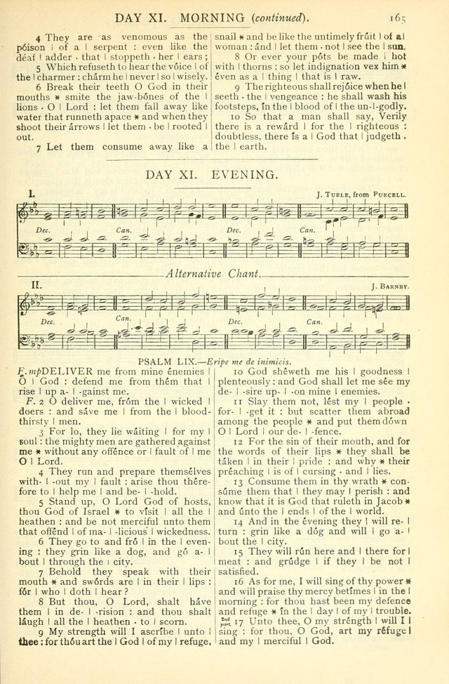 The Church Service Book: containing the words and music for the choral service, the morning and evening canticles, the holy communion, the Psalter, a selection of hymns from the hymnal with music page 176
