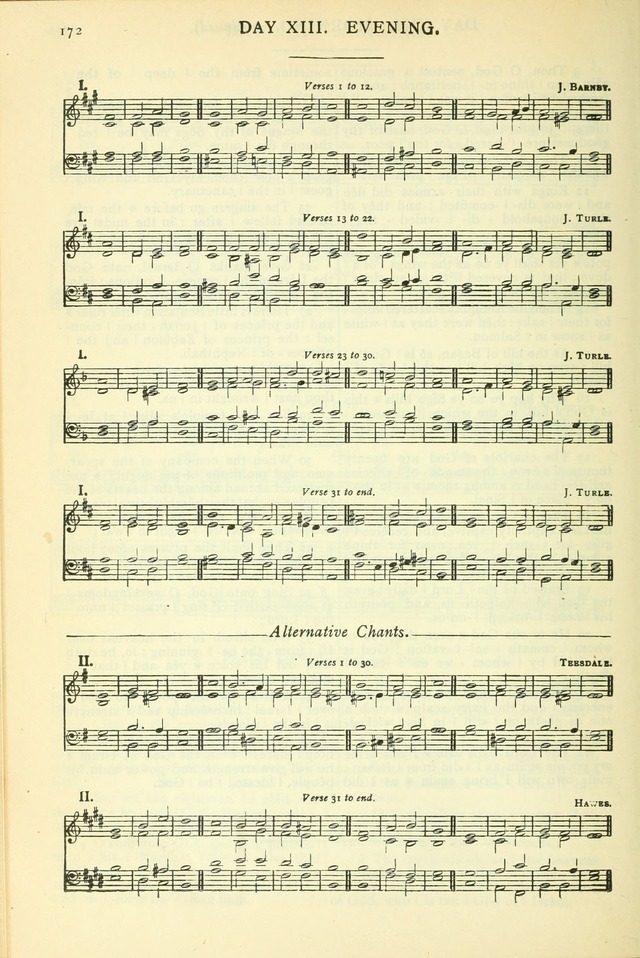 The Church Service Book: containing the words and music for the choral service, the morning and evening canticles, the holy communion, the Psalter, a selection of hymns from the hymnal with music page 183