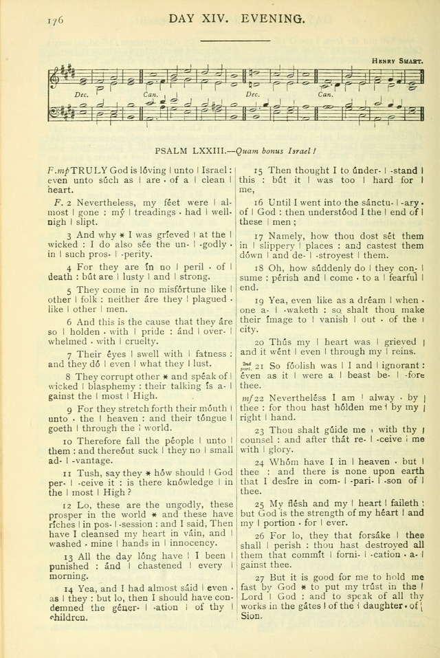 The Church Service Book: containing the words and music for the choral service, the morning and evening canticles, the holy communion, the Psalter, a selection of hymns from the hymnal with music page 187