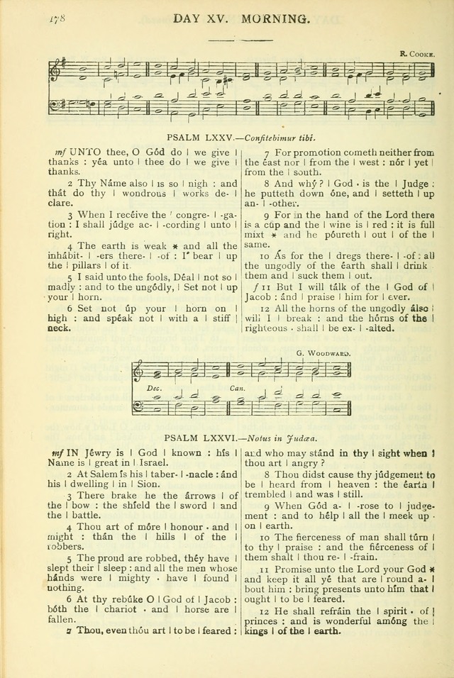 The Church Service Book: containing the words and music for the choral service, the morning and evening canticles, the holy communion, the Psalter, a selection of hymns from the hymnal with music page 189