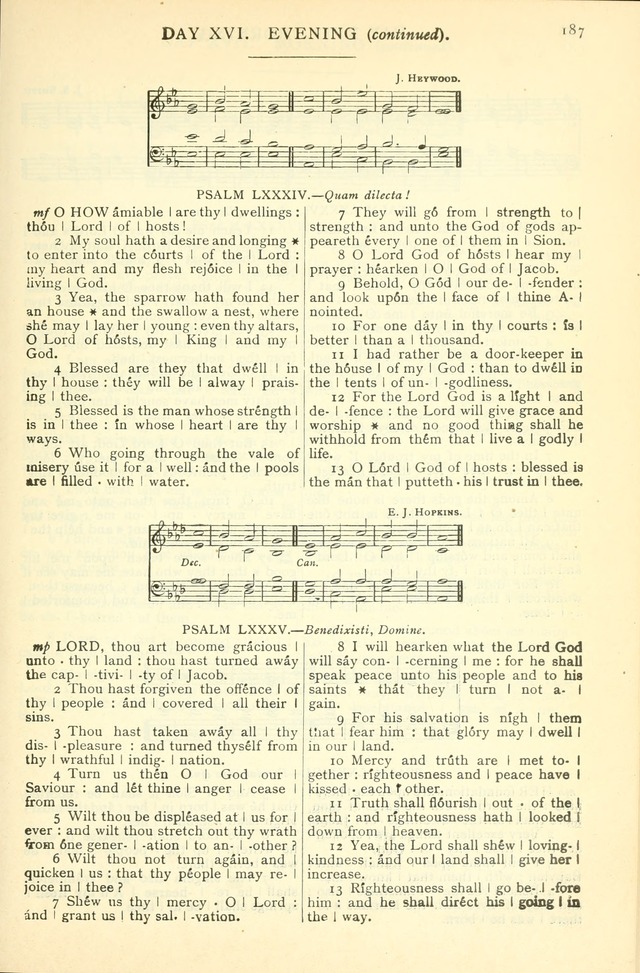 The Church Service Book: containing the words and music for the choral service, the morning and evening canticles, the holy communion, the Psalter, a selection of hymns from the hymnal with music page 198