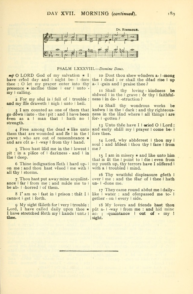 The Church Service Book: containing the words and music for the choral service, the morning and evening canticles, the holy communion, the Psalter, a selection of hymns from the hymnal with music page 200