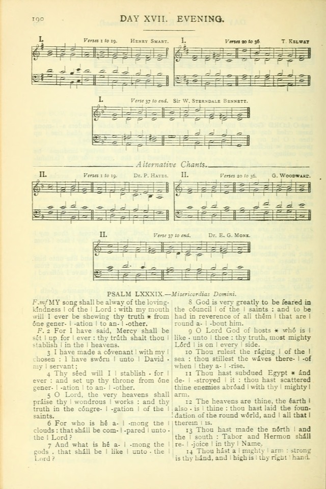The Church Service Book: containing the words and music for the choral service, the morning and evening canticles, the holy communion, the Psalter, a selection of hymns from the hymnal with music page 201