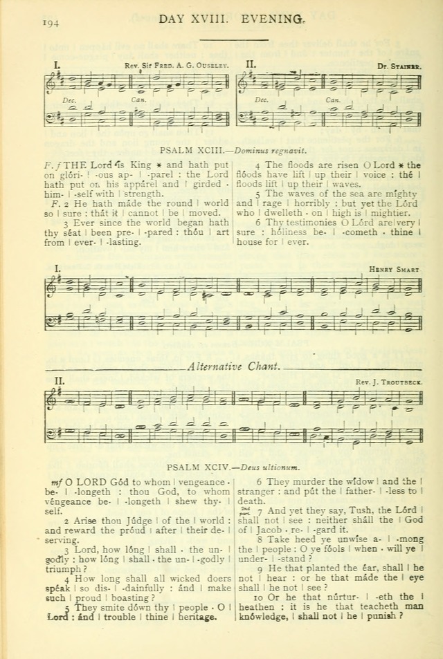 The Church Service Book: containing the words and music for the choral service, the morning and evening canticles, the holy communion, the Psalter, a selection of hymns from the hymnal with music page 205