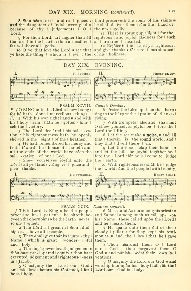 The Church Service Book: containing the words and music for the choral service, the morning and evening canticles, the holy communion, the Psalter, a selection of hymns from the hymnal with music page 208