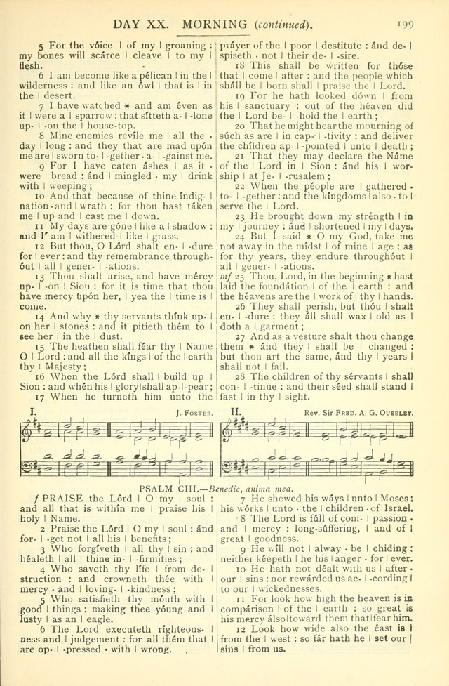 The Church Service Book: containing the words and music for the choral service, the morning and evening canticles, the holy communion, the Psalter, a selection of hymns from the hymnal with music page 210