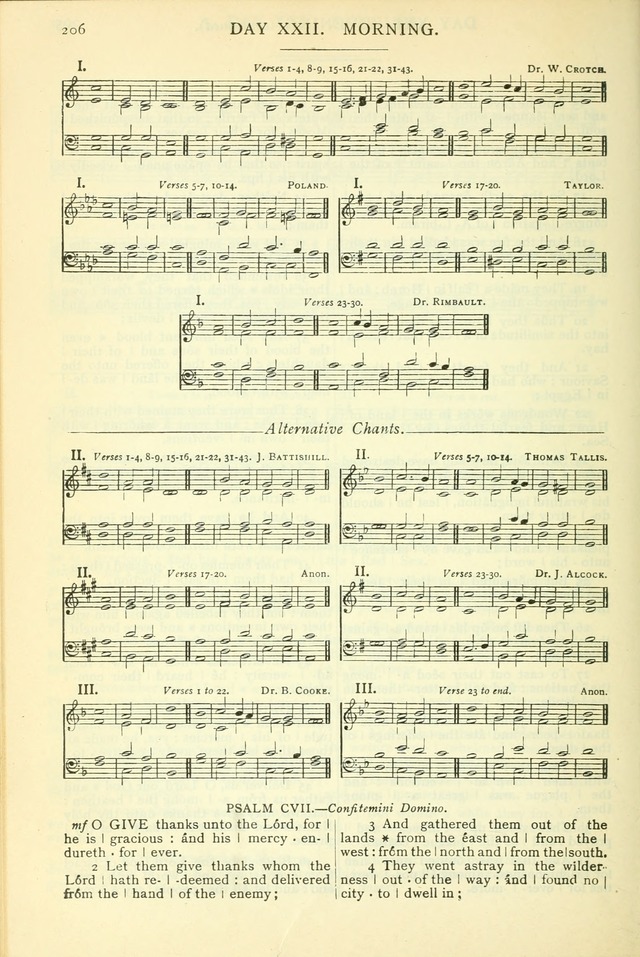 The Church Service Book: containing the words and music for the choral service, the morning and evening canticles, the holy communion, the Psalter, a selection of hymns from the hymnal with music page 217