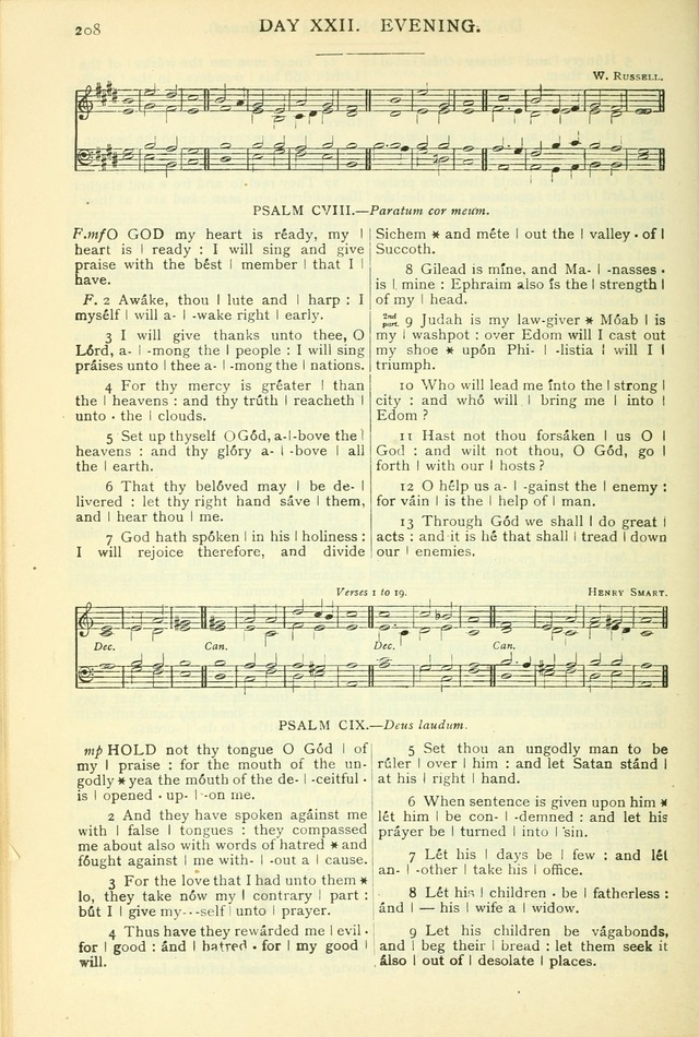 The Church Service Book: containing the words and music for the choral service, the morning and evening canticles, the holy communion, the Psalter, a selection of hymns from the hymnal with music page 219