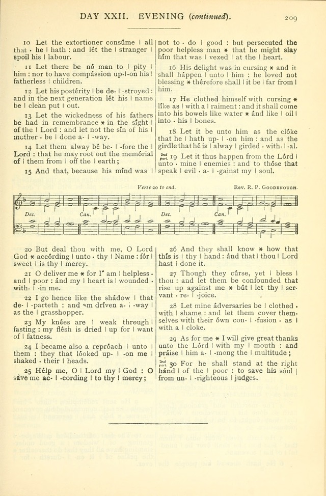The Church Service Book: containing the words and music for the choral service, the morning and evening canticles, the holy communion, the Psalter, a selection of hymns from the hymnal with music page 220