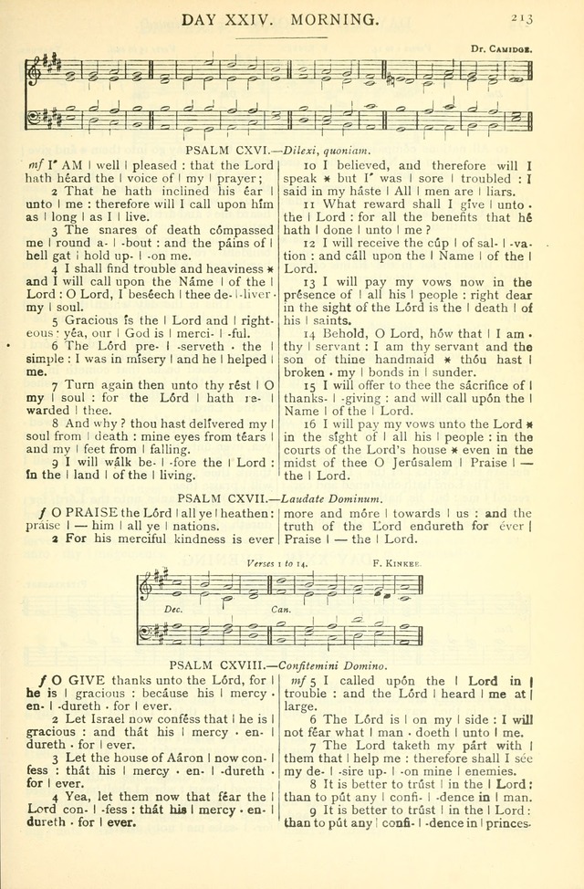 The Church Service Book: containing the words and music for the choral service, the morning and evening canticles, the holy communion, the Psalter, a selection of hymns from the hymnal with music page 224