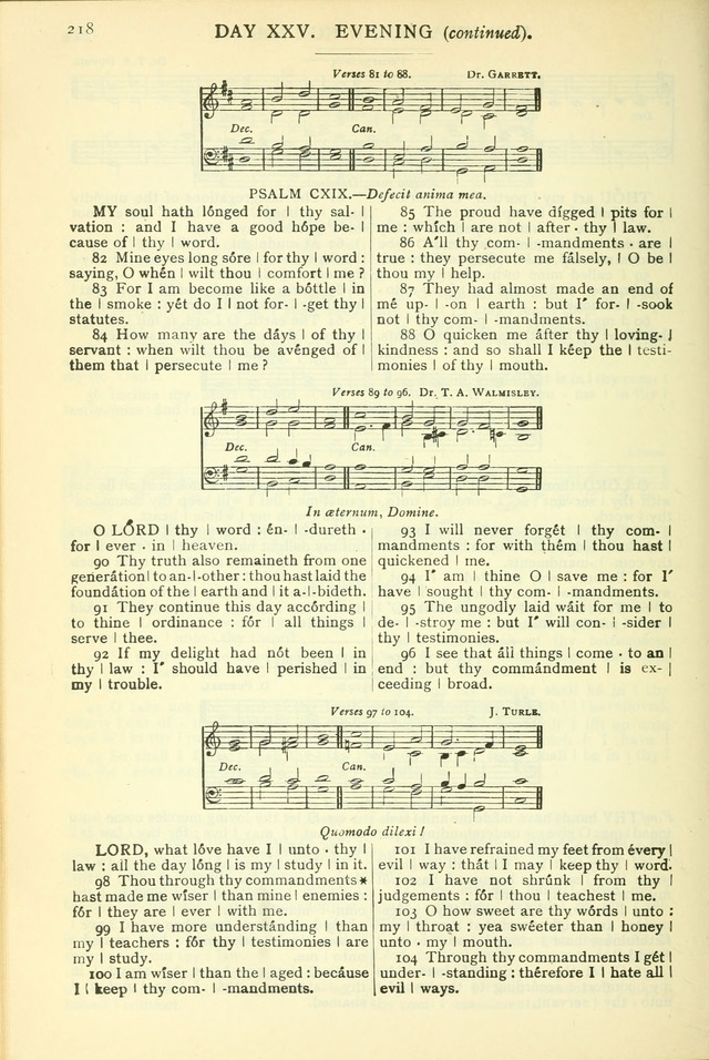 The Church Service Book: containing the words and music for the choral service, the morning and evening canticles, the holy communion, the Psalter, a selection of hymns from the hymnal with music page 229
