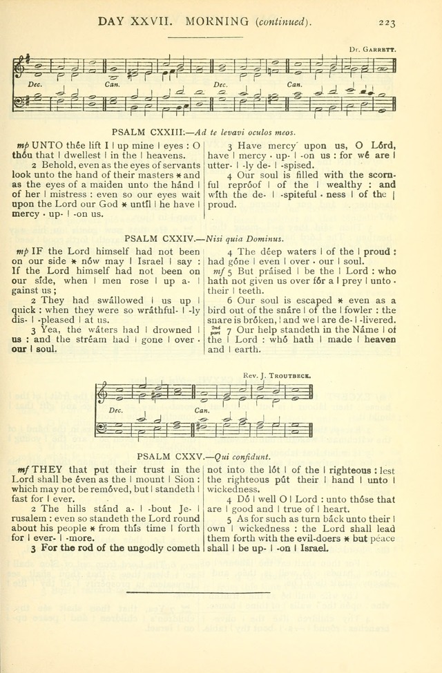 The Church Service Book: containing the words and music for the choral service, the morning and evening canticles, the holy communion, the Psalter, a selection of hymns from the hymnal with music page 236