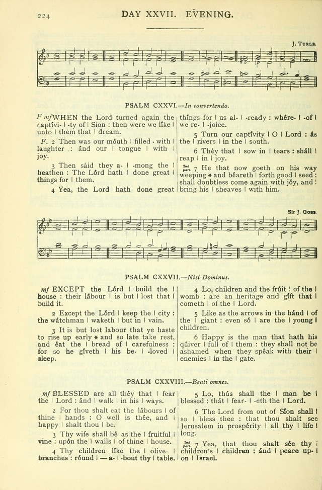 The Church Service Book: containing the words and music for the choral service, the morning and evening canticles, the holy communion, the Psalter, a selection of hymns from the hymnal with music page 237