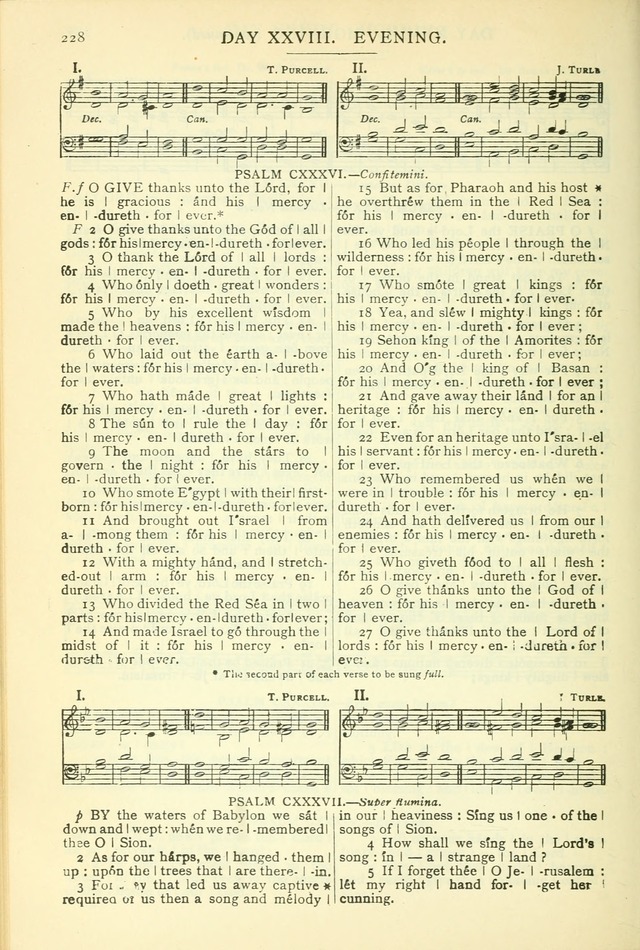 The Church Service Book: containing the words and music for the choral service, the morning and evening canticles, the holy communion, the Psalter, a selection of hymns from the hymnal with music page 241