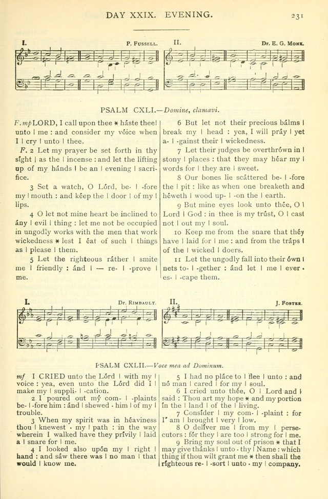 The Church Service Book: containing the words and music for the choral service, the morning and evening canticles, the holy communion, the Psalter, a selection of hymns from the hymnal with music page 244