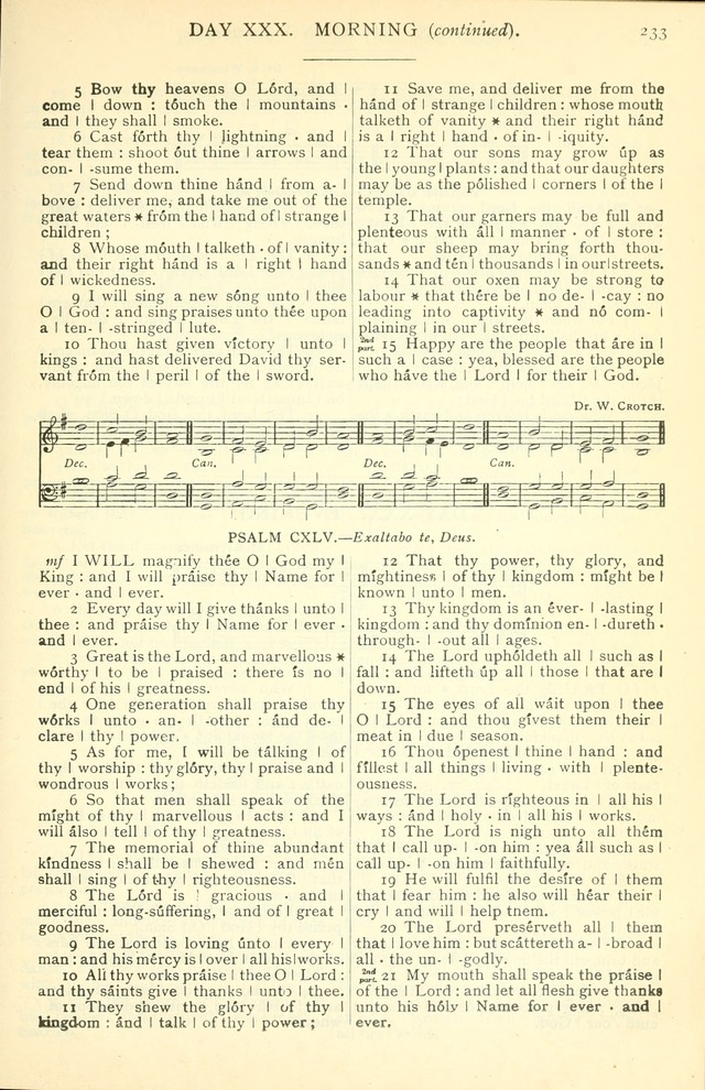 The Church Service Book: containing the words and music for the choral service, the morning and evening canticles, the holy communion, the Psalter, a selection of hymns from the hymnal with music page 246
