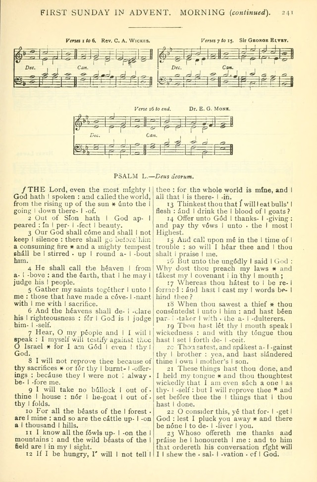 The Church Service Book: containing the words and music for the choral service, the morning and evening canticles, the holy communion, the Psalter, a selection of hymns from the hymnal with music page 254