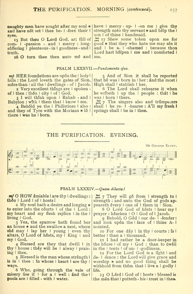 The Church Service Book: containing the words and music for the choral service, the morning and evening canticles, the holy communion, the Psalter, a selection of hymns from the hymnal with music page 270