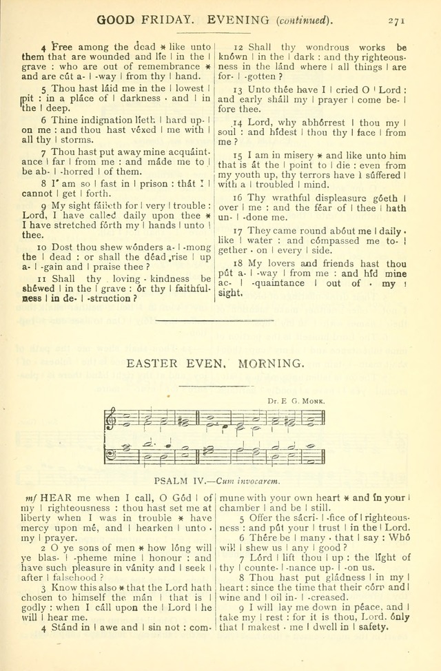 The Church Service Book: containing the words and music for the choral service, the morning and evening canticles, the holy communion, the Psalter, a selection of hymns from the hymnal with music page 284